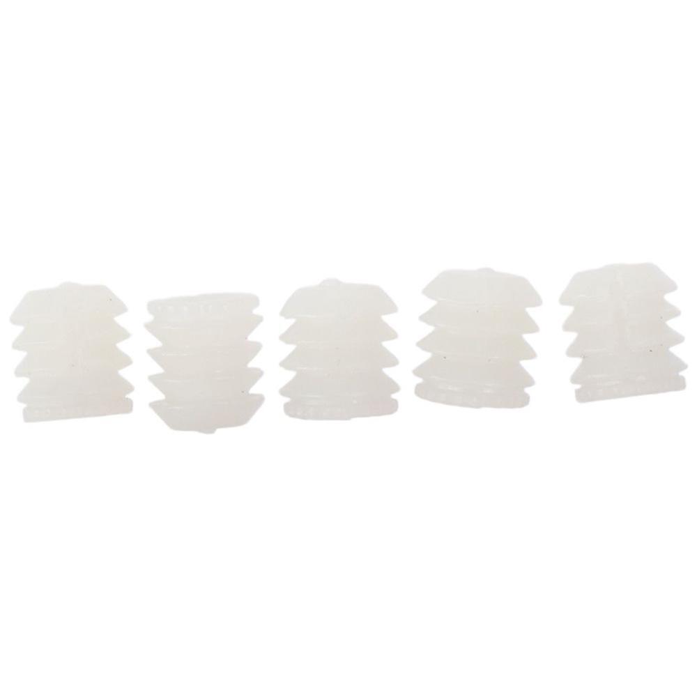 100Pcs White Plastic Dowels 0.34"x0.39" Screw Dowel Inserts Door eBay