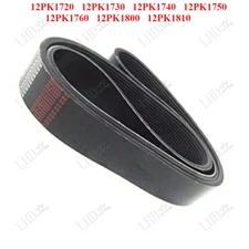 Belt 12PK1720 12PK1730 12PK1740 12PK1750 12PK1760 12PK1800 1810 For Compressor~
