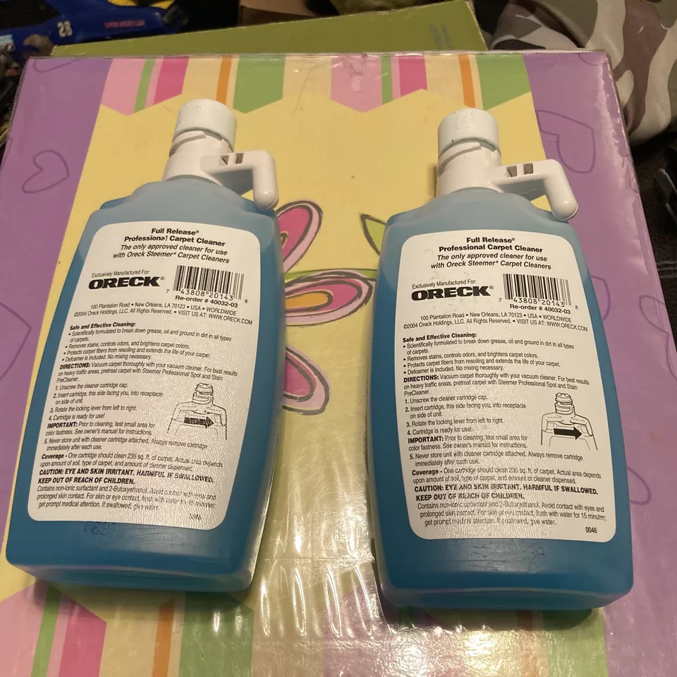 Limpiador profesional de alfombras y pisos duros Oreck de liberación completa 16 oz. Nuevo Foto 2 de 2