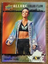 2022 AEW Serena Deeb FULL RAINBOW ACHIEVEMENT ALLURE Color Flow #86228