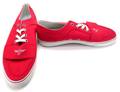 Creative Recreation Shoes Cesario Lo XIV Canvas Red/White Sneakers Size 11