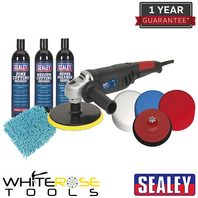 Sealey Pro Polier- & Compoundierset 1100 W/230 V Ø180 mm