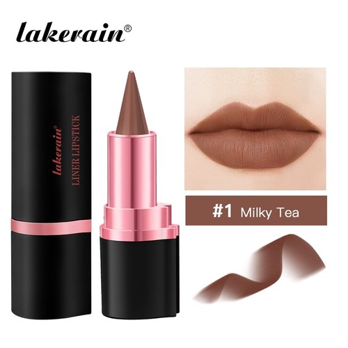 Lakerain 2-in-1 Lip Liner & Stick: Longwear, Precise Tip - Smudge Proof Duo - Picture 16 of 21