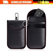 2x Auto Schlüssel Keyless Go Schutz RFID Funk Blocker Tasche Etui Hülle Robust