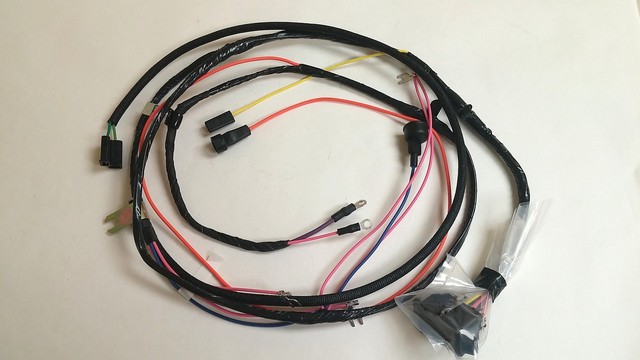 1965 65 Impala Belair Engine Wiring Harness 396 Turbo Jet Warning
