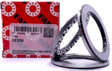 NEW FAG 51106 Thrust Ball Bearing 30x47x11 30mm ID x 47mm OD x 11mm Wide