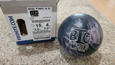 BIG TIME SPECIAL EDITION ボウリングボール 15P Ebonite Big Time Special Edition Bowling Ball 1st Quality | 15