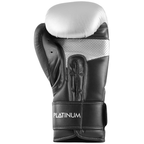 Title Boxing Platinum Proclaim Hook and Loop Training Gloves - Black/Silver - Picture 2 of 2