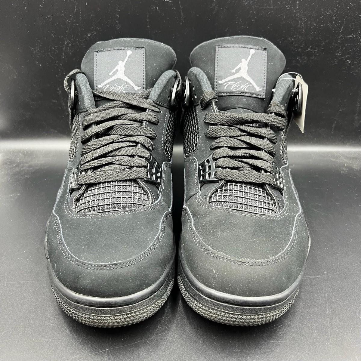 Air Jordan 4 Retro ブラック/キャット 11.5 Jordan 4 Retro Mid Black Cat - Size 11.5 | eBay