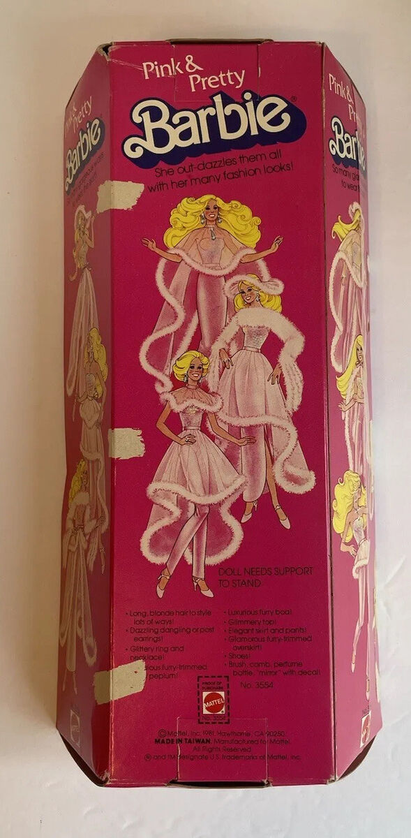 NEW Vintage 1981 Pink & Pretty Barbie Doll 3554 Mattel RARE NEW Vintage 1981 Pink & Pretty Barbie Doll 3554 Mattel RARE