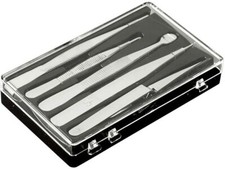 ANEX Precision Tweezer Stainless Steel 5 pcs Set Craft Tool No.1090 JIS