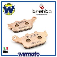 Sinter BremsbeläGe Hinterrad FüR Moto Honda NT 400 Bros 1988 Brenta BR4073