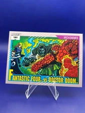 Fantastic Four vs Dr. Doom 124- 1991 Impel Marvel Universe II Card