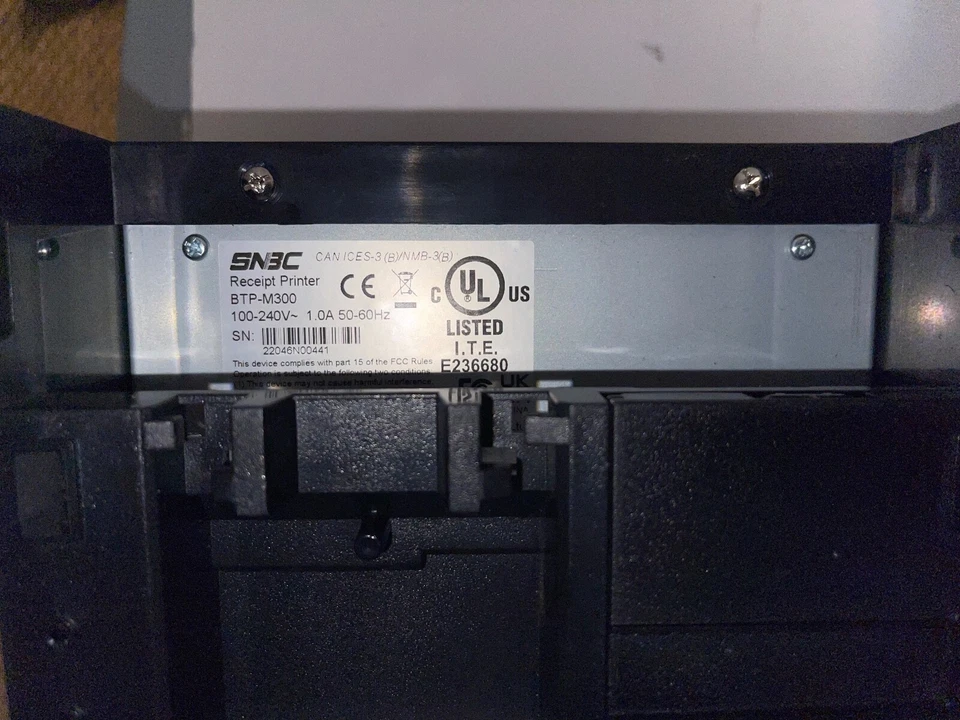 Impressora de Recibos de Matriz de Pontos Ethernet TOAST POS BTP-M300B Modelo BTP-M300B NOVA - Imagem 3 de 4