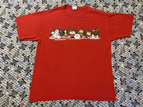 Peanuts Snoopy Christmas T-Shirt Men's 