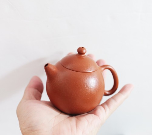 Authentic 120cc Yixing zisha Zhuni/朱泥 紫砂壶 Handmade teapot 小品 龙蛋壶 certificate茶壶 - Picture 2 of 10