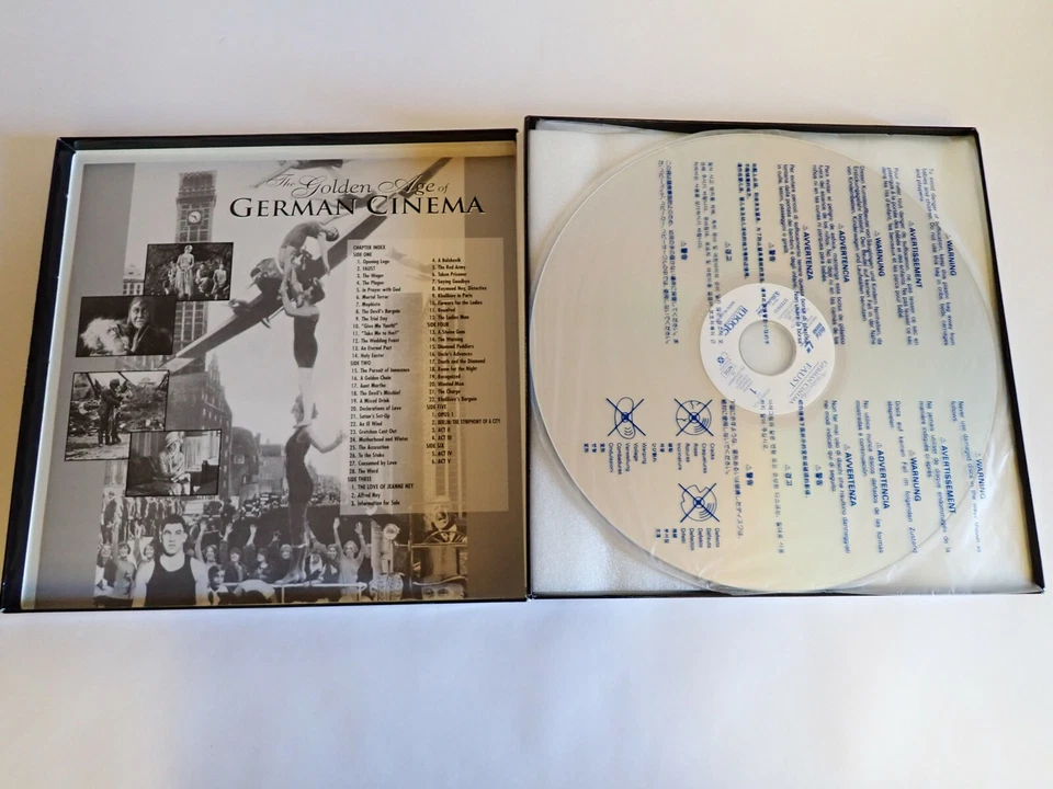 THE GOLDEN AGE of GERMAN CINEMA 3-Disc Laserdisc Box Set FAUST, OPUS 1 & 2 More - Image 4 of 4