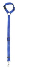 Pet Car Seat Belt Safety Adjustable Restraint Harness Dog Lead Headrest Blue