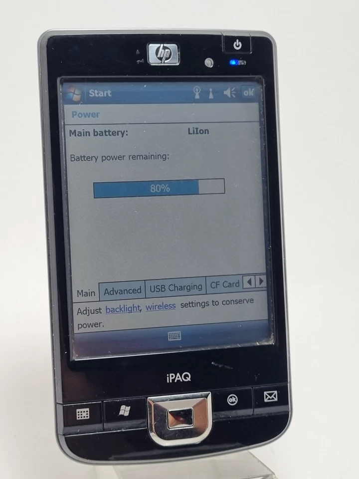 HP iPAQ 214 Enterprise Handheld PDA Windows Mobile 6.0 624MHz +battery Stylus - Image 3 of 4