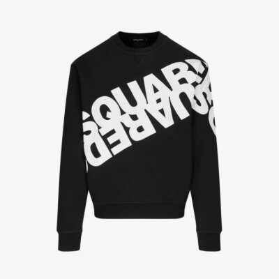 Dsquared2 Mirrored Logo Sweatshirt Black UK