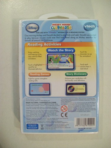 NEW VTECH DISNEY MICKEY MOUSE CLUBHOUSE V READER 5-7 YEARS SPEECH SYLLABLES - Picture 2 of 2