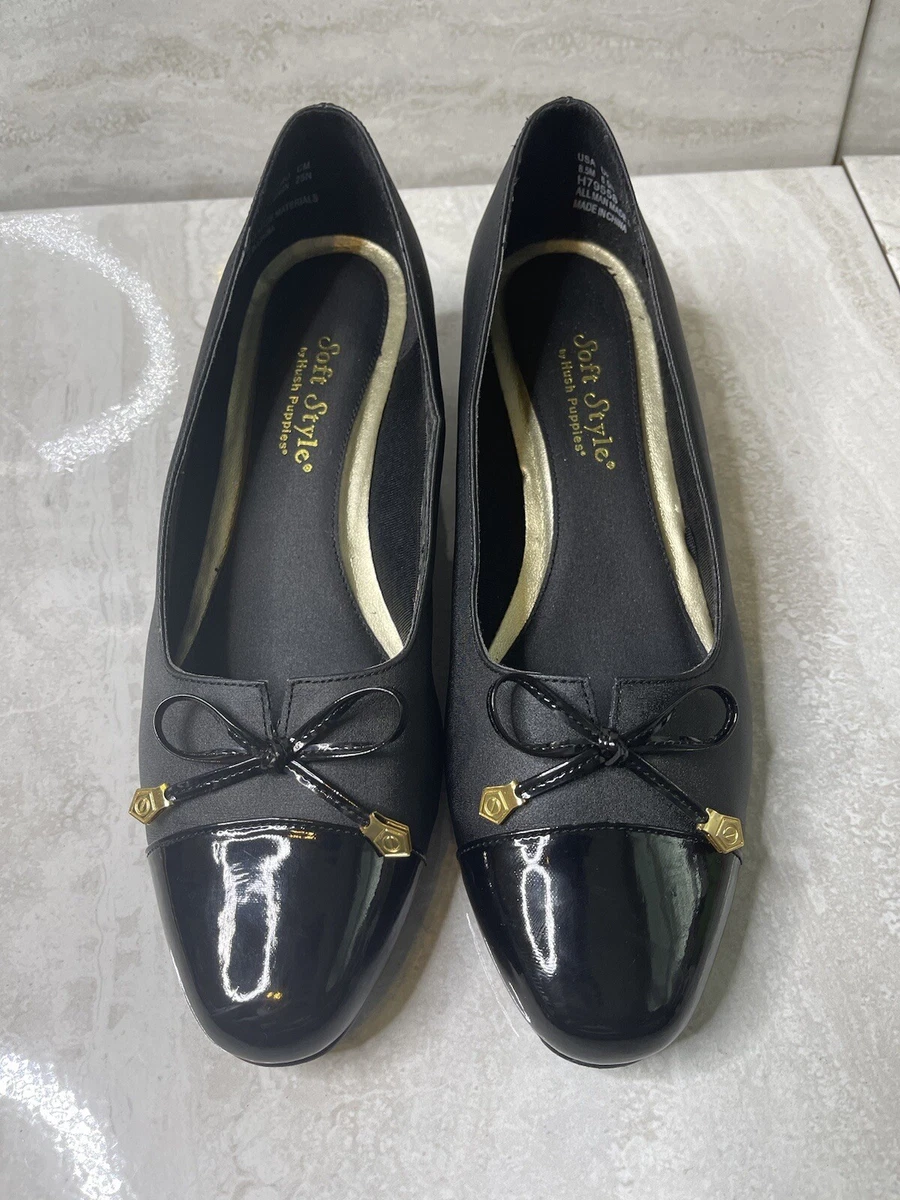 Hush puppies black shop shoes