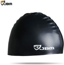 JBM Swimming Cap Silicone Solid Swim Cap with 3D Ergonomic Design