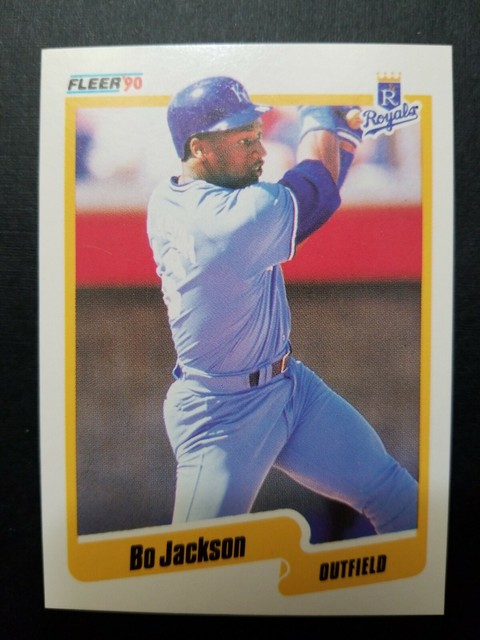 1990 Fleer Bo Jackson KC Royals Card 110 EBay