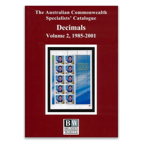 AUSTRALIA 2021 BRUSDEN DECIMALS Volume 2 1985-2001 SPECIALISTS CATALOGUE 3rd Edn - 第 1/6 張圖片