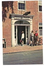 The WHALING MUSEUM NANTUCKET Broad St Sperm Oil Candle Massachusetts MA Postcard