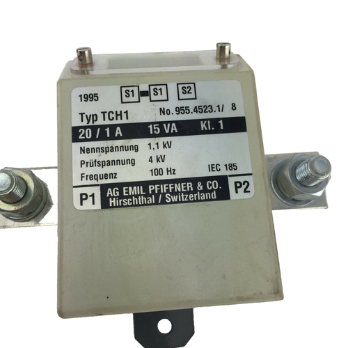 PFIFFNER TCH1 Current transformer 20/1A 15VA Voltage 1.1KV - Picture 2 of 2