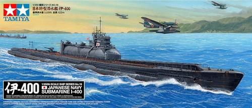 Detailed 170-Piece Japanese Navy I-400 Submarine Model with Realistic Hangar - Picture 9 of 9