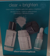 Dermalogica Active Clearing Clear Brighten Face Set: Wash, Exfoliant, Serum