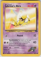 Pokemon TCG Sabrina's Abra (93) Common Gym Challenge 093/132