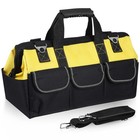 20"  Heavy Duty Multi-Purpose DIY Tool Storage Bag Case Holdall Strap Pocket