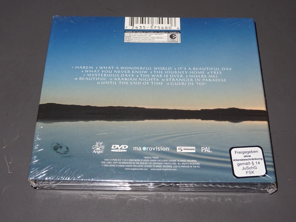 SARAH BRIGHTMAN - HAREM / DIGIPACK-CD & DVD-SET 2003 OVP! SEALED! - Bild 2 von 2