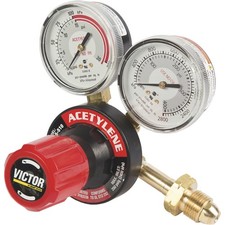 Victor G-Series G350 Single-Stage Acetylene Regulator, Heavy-Duty, Model 