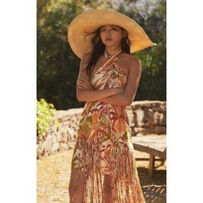 Farm Rio Leopard Forest Sand Mini Dress Size Medium