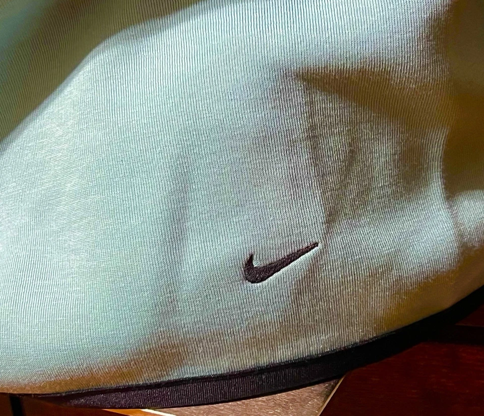 Chaqueta con capucha para hombre Nike Tech polar con cremallera, verde menta, grande Foto 4 de 4