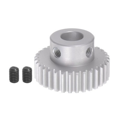 Step Spur Gear 8mm Inner Hole Pinion Gear 32T Mod 1 Aluminum Alloy Motor Gear