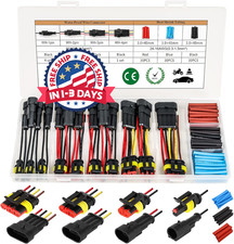 Kit Conectores El ctricos Impermeables 1 4 Pines, 13 Piezas, Cable 16 Awg