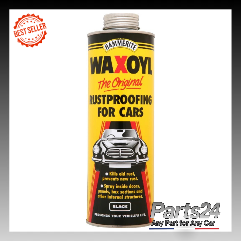 BLACK Hammerite Schutz Waxoyl Car Rust Proofing Under Seal Wax Oil 1 Litre X 1