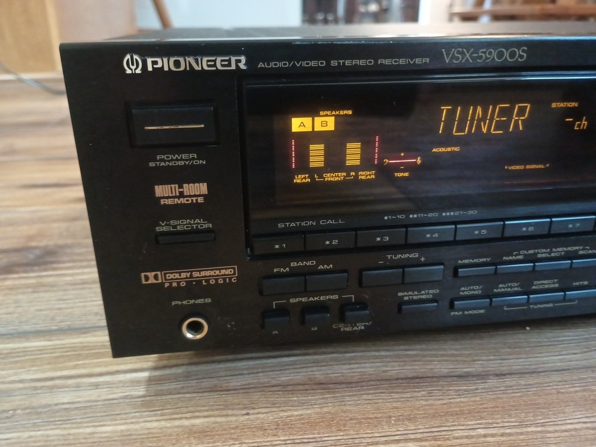 Pioneer VSX-5900S AM/FM Receiver Dolby Pro Logic Vintage AV Nice