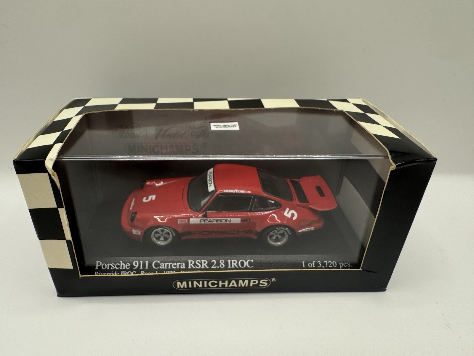 Minichamps 1/43 Porsche 911 Carrera RSR 2.8 IROC 1973 400736305 Riverside