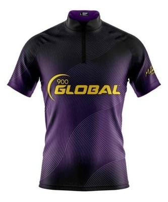 Custom Name 900 Global Zen Gold Labe Bowling Jersey Short & Long Sleeve All Size