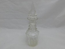 ALTE ESSIG - ÖL GLAS KARAFFE FÜR MENAGE UM  1890