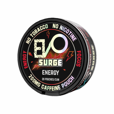 #ad #ad EVO Surge 200mg Caffeine Pouches – 20 Pouch Pack – Energy Flavor $9.99