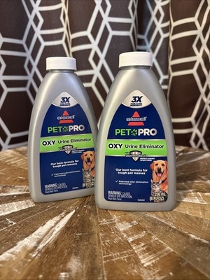 Bissell Pet   Pro OXY Urine Eliminator  with Stain Protect 8 FL OZ  (2 Bottles)