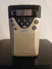 Vintage Optimus Am/Fm Stereo Digital Tuning Pocket Radio Cat No. 12-792