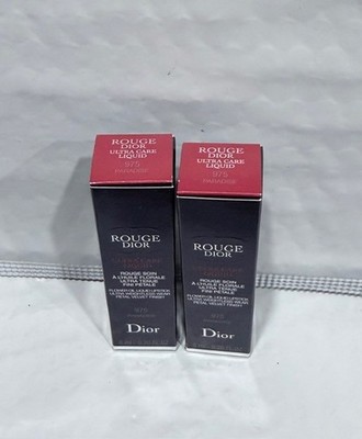 2 Pack Dior Rouge Ultra Care Liquid Lipstick 975 Paradise 6ml Each | New